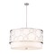 Z-Lite Kendall 5 Light Pendant, Brushed Nickel & White 197-32BN - alternate 1